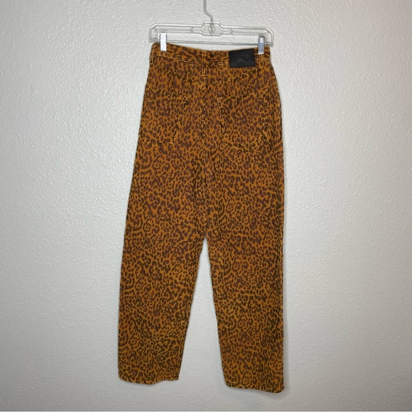 BDG High Rise Leopard Print Jeans - Brown - Picture 2 of 8